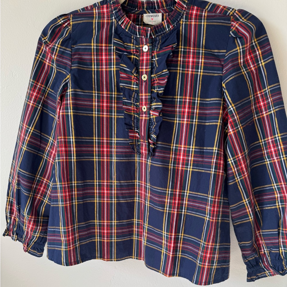 Crewcuts by J.Crew Tartan Plaid Top